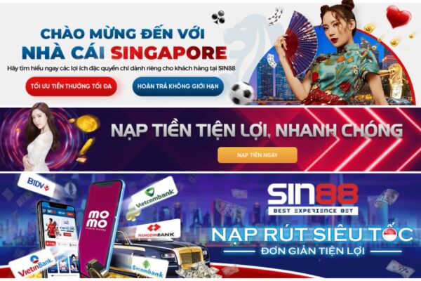 Top 10 Game Bắn Cá Đổi Thưởng Trực Tuyến HOT Nhất 2023 16 Nạp rút SIN88 đa dạng và nhanh chóng