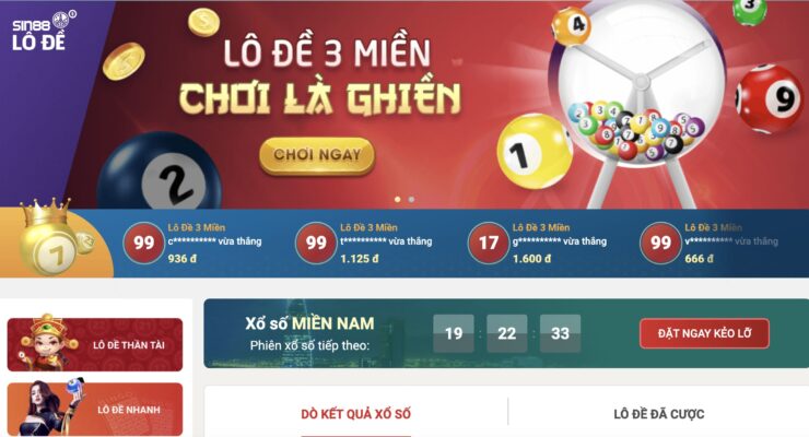 Bao lô Sin88 uy tín, ăn tiền xanh chín nhất thị trường Việt